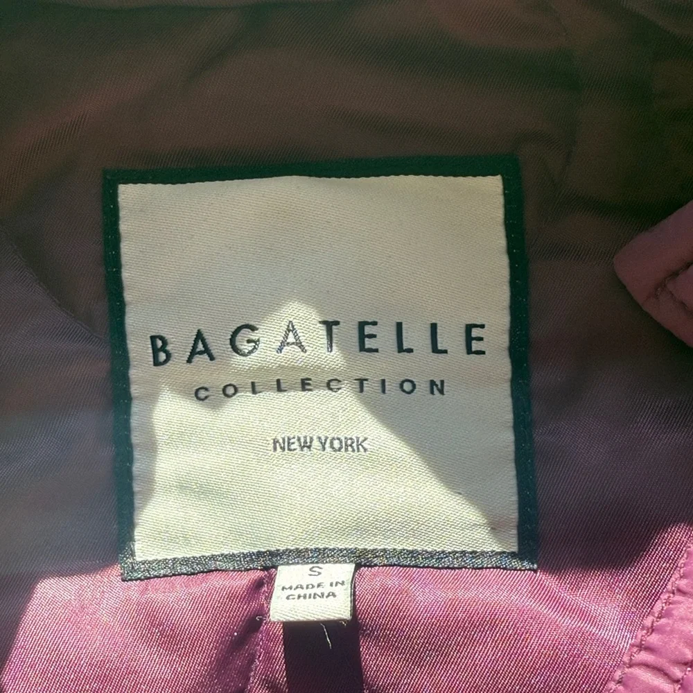 Plum Quilted Jacket with Front Pockets - Picture 4 of 12